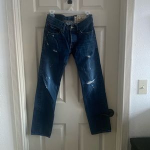 MEN'S 29/30 HOLLISTER PALM CANYON JEANS LOW RISE SKINNY BUTTON FLY